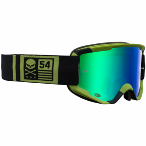 Descender Flash MTB Goggle xbones matte green/black,one size M-Nr: 1702001001